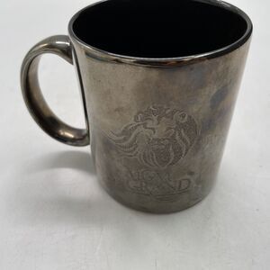 MGM Grand Casino Las Vegas Mug Etched Lion Face 1996 Vintage